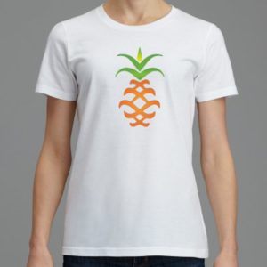 Pineapple Womens, Front T-Shirt