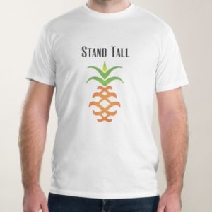 Stand Tall Wear a Crown, Mens Front-T-Shirt